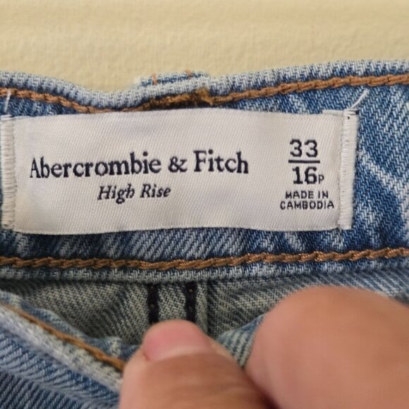 Abercrombie & Fitch NWT High Rise Front Slit Midi Skirt Size 33/16p - Picture 5 of 6